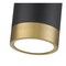 Z-Lite Algar Flush Mount, 1-Light, 6 In.W x 8 In.H, Matte Black + Modern Gold/Frosted 1006F6-MB-MGLD-LED - alternate 7